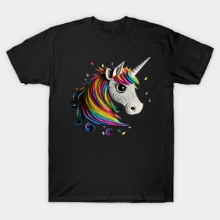 Paperdesign Art Of A Cute Unicorn 2 T-Shirt